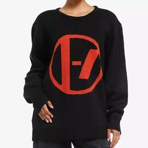 Unisex Twenty One Pilots Logo Intarsia Sweater Hot Topic